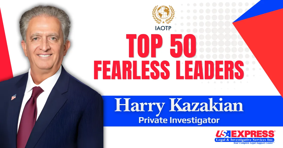 Harry Kazakian honored as a Top 50 fearless leader