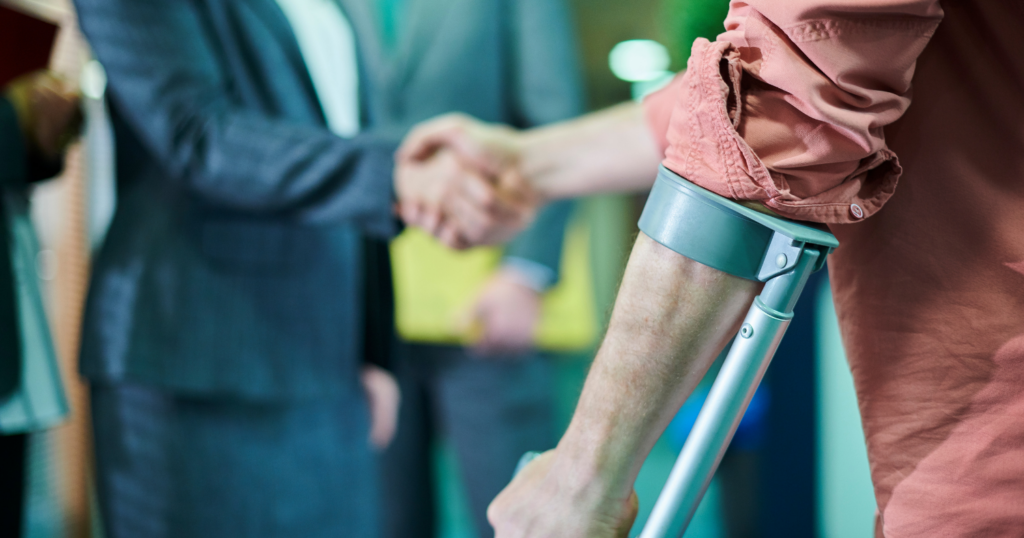 injury law handshake